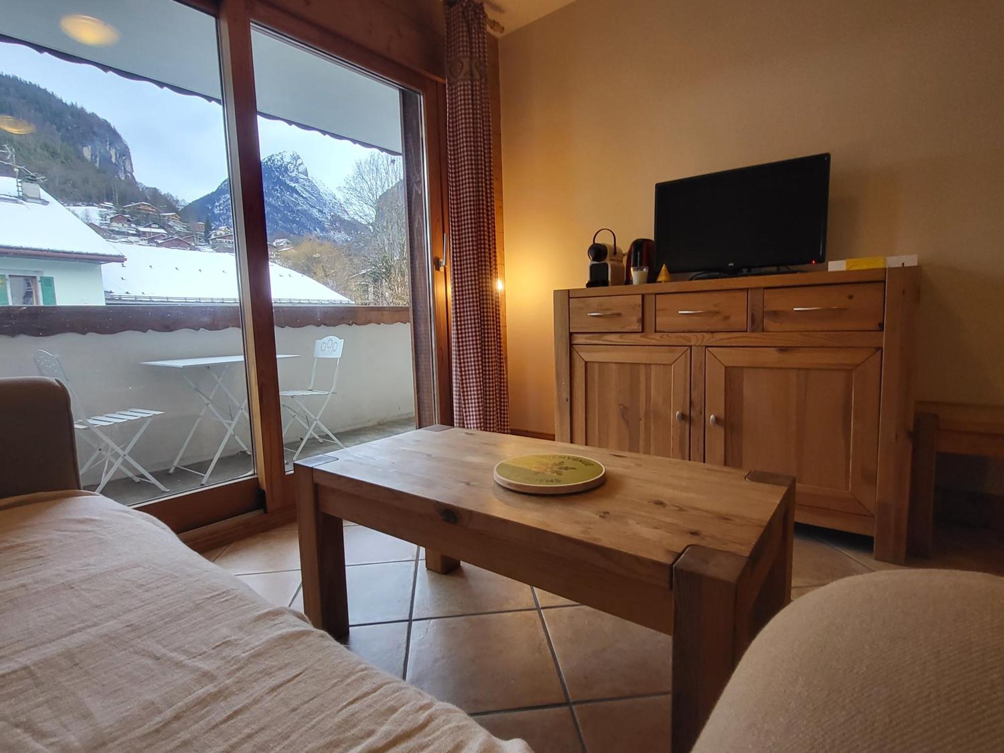 Ecrins A4, 1 Bedroom Apartment With Bunk Room, Central Samoëns Eksteriør billede